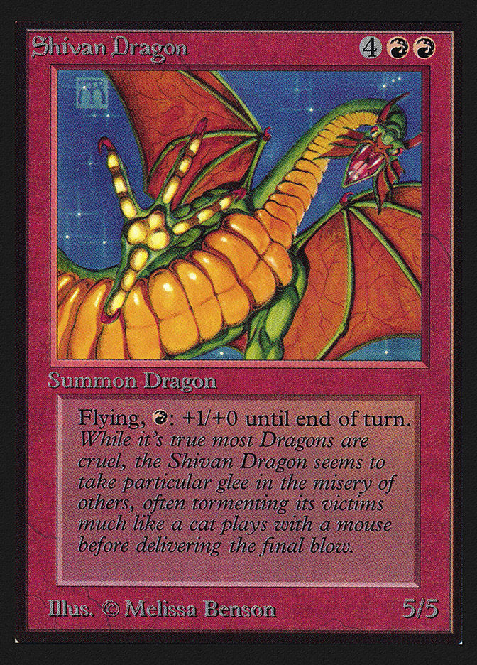 Shivan Dragon [International Collectors' Edition] | Impulse Games and Hobbies