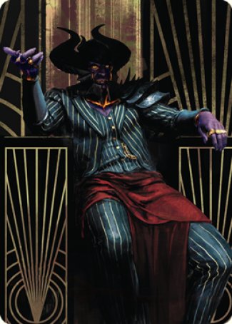 Ob Nixilis, the Adversary 2 Art Card [Streets of New Capenna Art Series] | Impulse Games and Hobbies