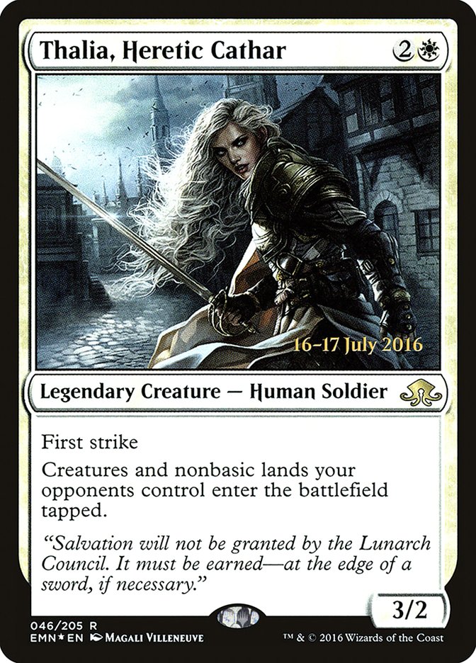 Thalia, Heretic Cathar [Eldritch Moon Prerelease Promos] | Impulse Games and Hobbies