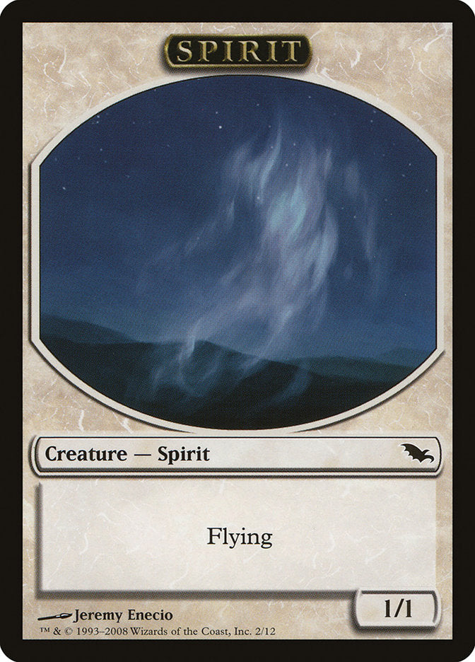 Spirit Token [Shadowmoor Tokens] | Impulse Games and Hobbies