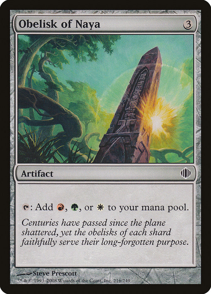 Obelisk of Naya [Shards of Alara] | Impulse Games and Hobbies
