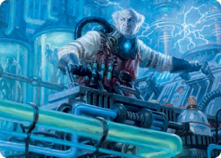 Ludevic, Necrogenius Art Card [Innistrad: Midnight Hunt Art Series] | Impulse Games and Hobbies