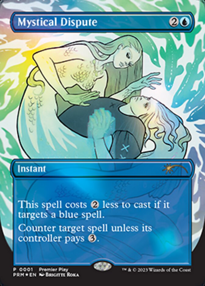 Mystical Dispute (Borderless Alternate Art) [Regional Championship Qualifiers 2023] | Impulse Games and Hobbies