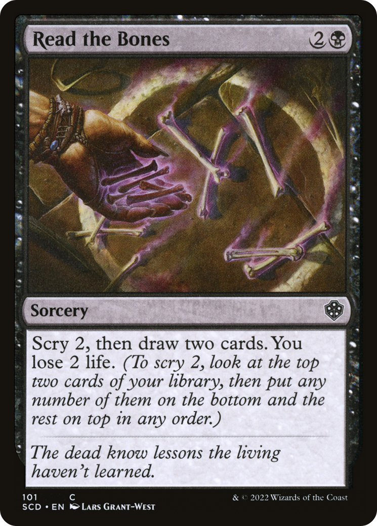 Read the Bones [Starter Commander Decks] | Impulse Games and Hobbies