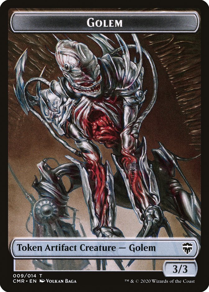 Golem Token [Commander Legends Tokens] | Impulse Games and Hobbies