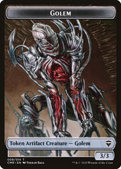 Golem // Zombie Token [Commander Legends Tokens] | Impulse Games and Hobbies