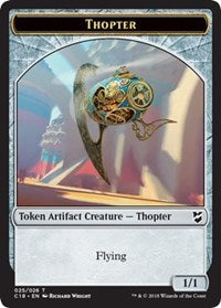 Thopter (025) // Servo Double-sided Token [Commander 2018 Tokens] | Impulse Games and Hobbies