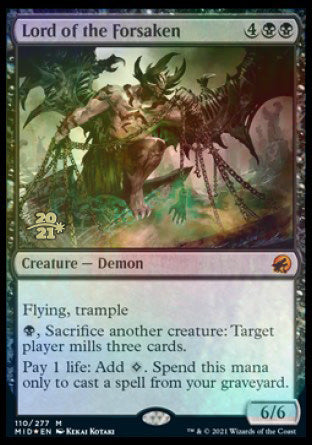 Lord of the Forsaken [Innistrad: Midnight Hunt Prerelease Promos] | Impulse Games and Hobbies