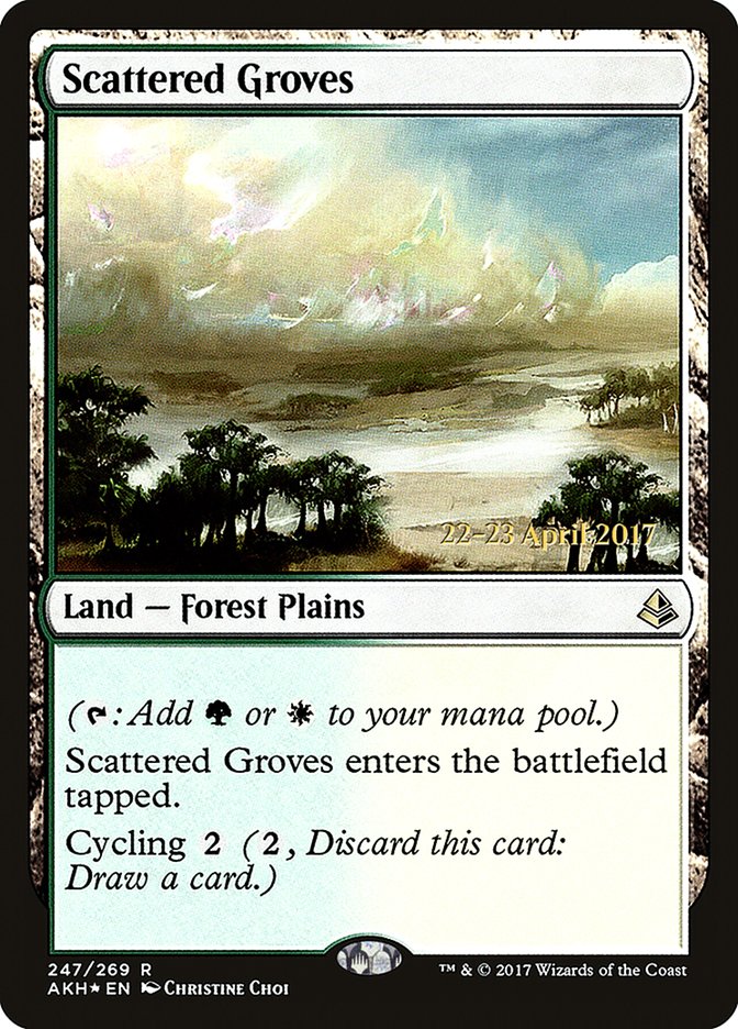 Scattered Groves [Amonkhet Prerelease Promos] | Impulse Games and Hobbies