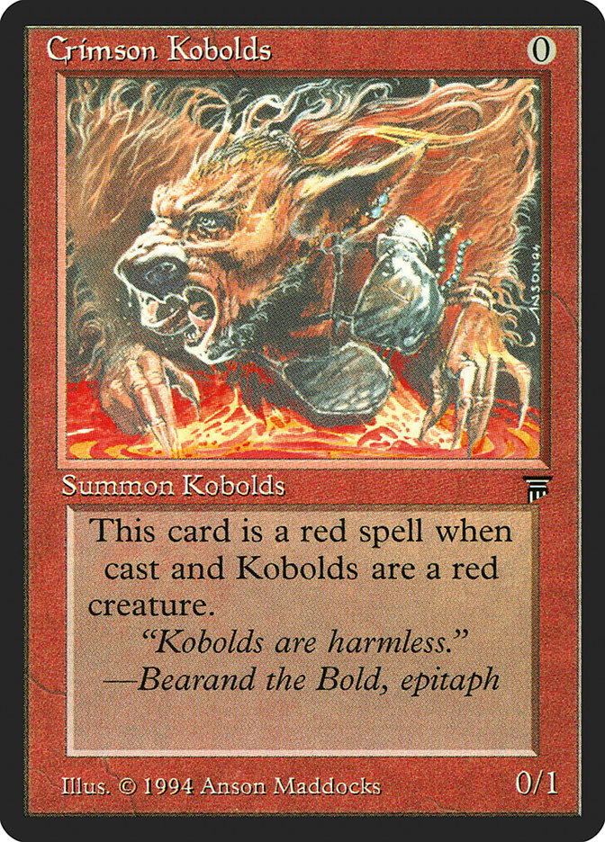 Crimson Kobolds [Legends] | Impulse Games and Hobbies