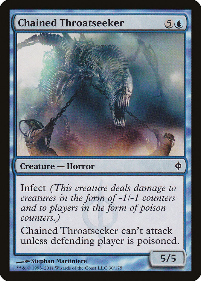 Chained Throatseeker [New Phyrexia] | Impulse Games and Hobbies