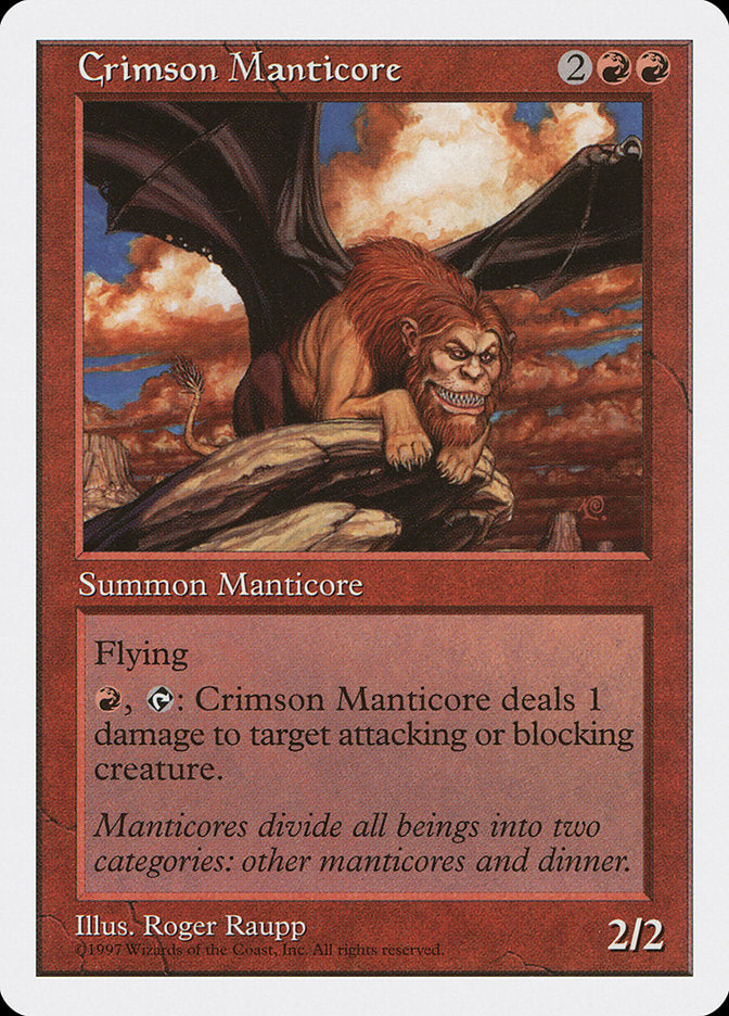 Crimson Manticore [Fifth Edition] | Impulse Games and Hobbies