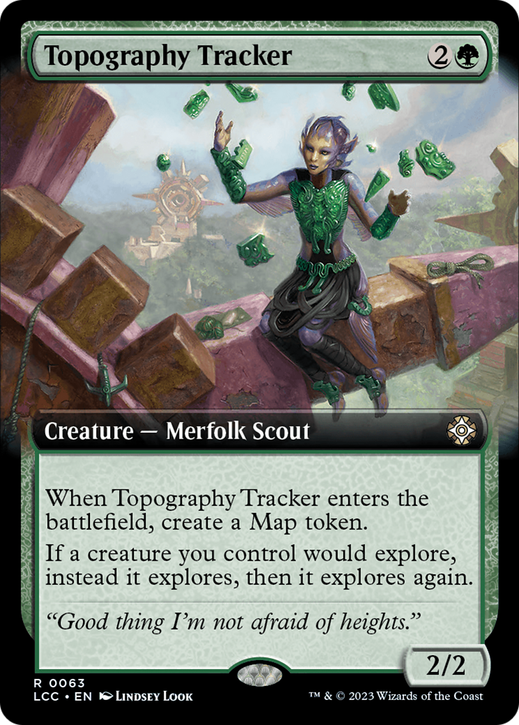 Topography Tracker (Extended Art) [The Lost Caverns of Ixalan Commander] | Impulse Games and Hobbies