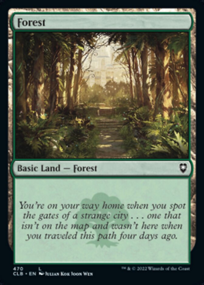 Forest (470) [Commander Legends: Battle for Baldur's Gate] | Impulse Games and Hobbies