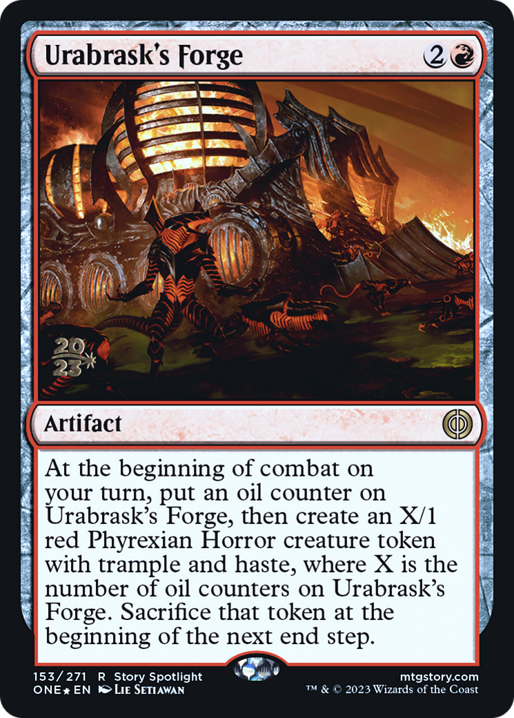 Urabrask's Forge [Phyrexia: All Will Be One Prerelease Promos] | Impulse Games and Hobbies