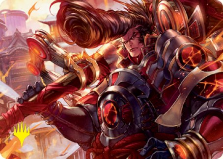 Upriser Renegade Art Card (Gold-Stamped Signature) [Kamigawa: Neon Dynasty Art Series] | Impulse Games and Hobbies