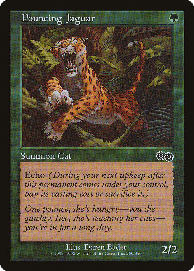 Pouncing Jaguar [Urza's Saga] | Impulse Games and Hobbies