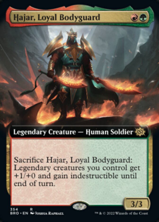 Hajar, Loyal Bodyguard (Extended Art) [The Brothers' War] | Impulse Games and Hobbies