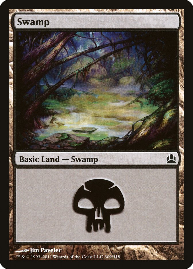 Swamp (309) [Commander 2011] | Impulse Games and Hobbies