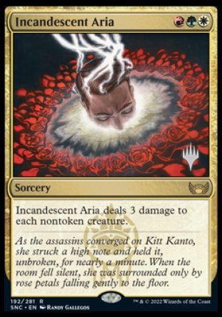 Incandescent Aria (Promo Pack) [Streets of New Capenna Promos] | Impulse Games and Hobbies