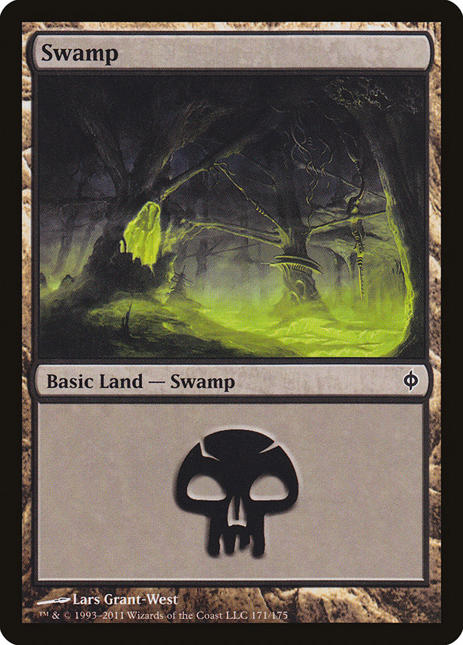 Swamp (171) [New Phyrexia] | Impulse Games and Hobbies