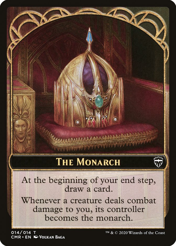 The Monarch Token [Commander Legends Tokens] | Impulse Games and Hobbies