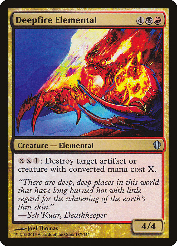 Deepfire Elemental [Commander 2013] | Impulse Games and Hobbies
