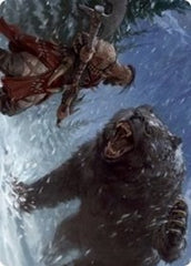 Blizzard Brawl Art Card [Kaldheim: Art Series] | Impulse Games and Hobbies