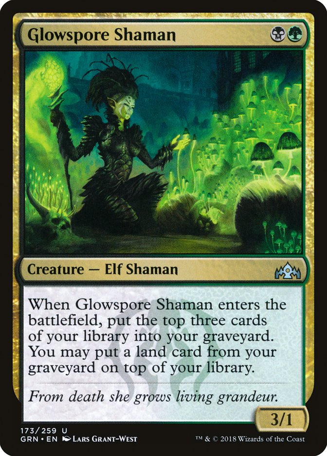 Glowspore Shaman [Guilds of Ravnica] | Impulse Games and Hobbies