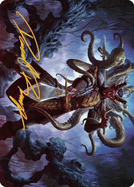 Zevlor, Elturel Exile Art Card (42) (Gold-Stamped Signature) [Commander Legends: Battle for Baldur's Gate Art Series] | Impulse Games and Hobbies