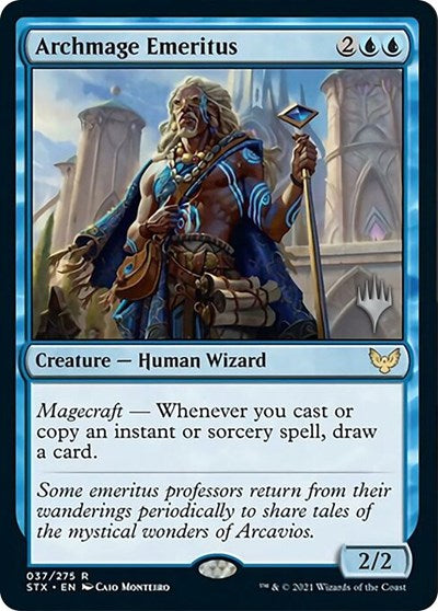 Archmage Emeritus (Promo Pack) [Strixhaven: School of Mages Promos] | Impulse Games and Hobbies