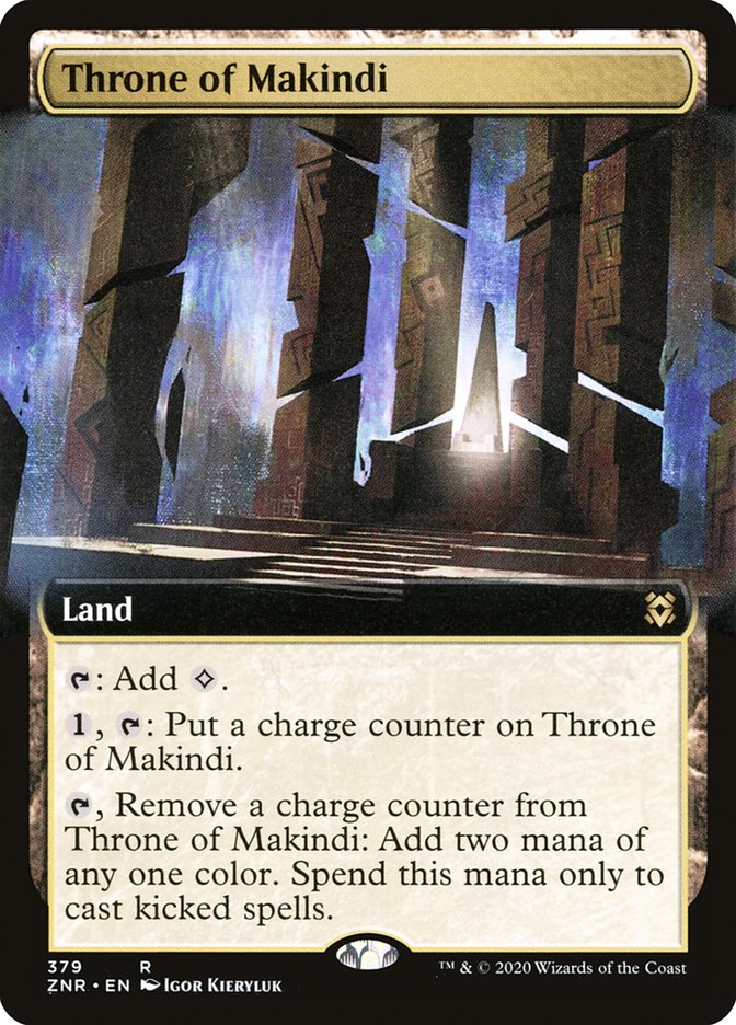 Throne of Makindi (Extended Art) [Zendikar Rising] | Impulse Games and Hobbies