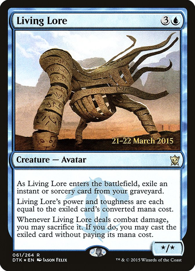 Living Lore  [Dragons of Tarkir Prerelease Promos] | Impulse Games and Hobbies