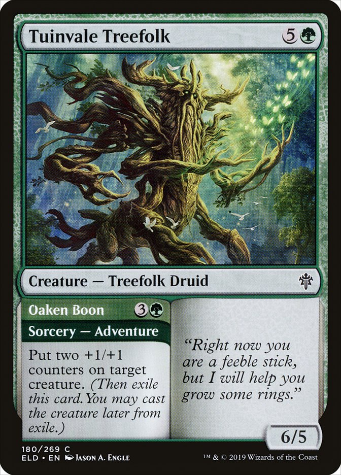 Tuinvale Treefolk // Oaken Boon [Throne of Eldraine] | Impulse Games and Hobbies