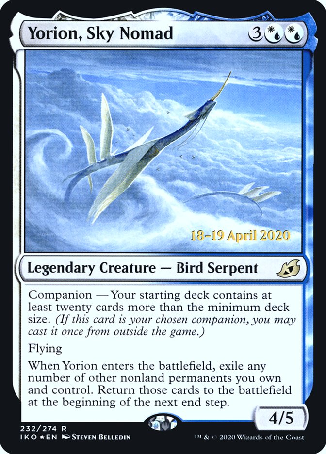 Yorion, Sky Nomad  [Ikoria: Lair of Behemoths Prerelease Promos] | Impulse Games and Hobbies