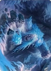 Icehide Troll Art Card [Kaldheim: Art Series] | Impulse Games and Hobbies
