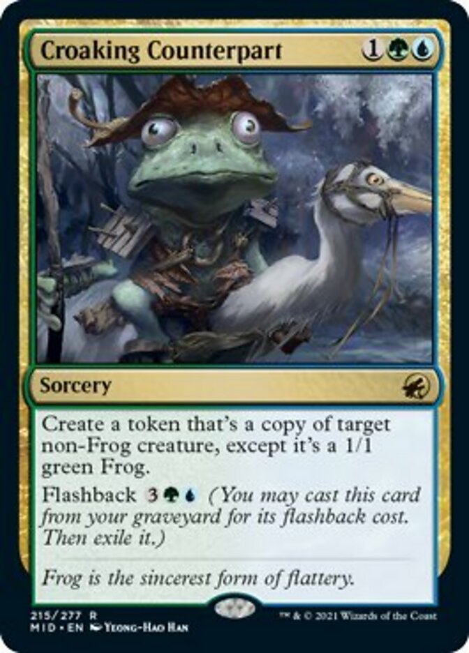 Croaking Counterpart [Innistrad: Midnight Hunt] | Impulse Games and Hobbies