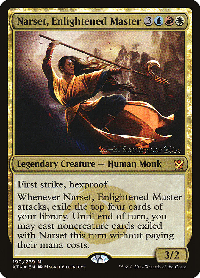 Narset, Enlightened Master  [Khans of Tarkir Prerelease Promos] | Impulse Games and Hobbies