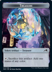 Samurai // Treasure Double-sided Token [Kamigawa: Neon Dynasty Tokens] | Impulse Games and Hobbies