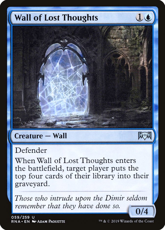 Wall of Lost Thoughts [Ravnica Allegiance] | Impulse Games and Hobbies