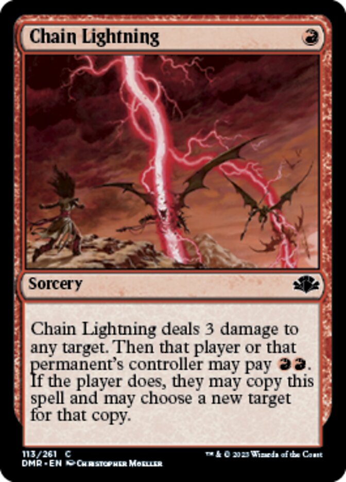 Chain Lightning [Dominaria Remastered] | Impulse Games and Hobbies