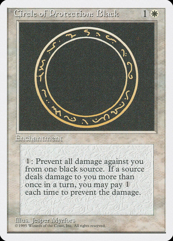 Circle of Protection: Black [Fourth Edition] | Impulse Games and Hobbies