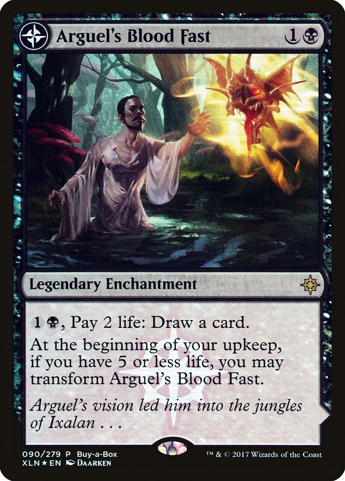 Arguel's Blood Fast // Temple of Aclazotz (Buy-A-Box) [Ixalan Treasure Chest] | Impulse Games and Hobbies