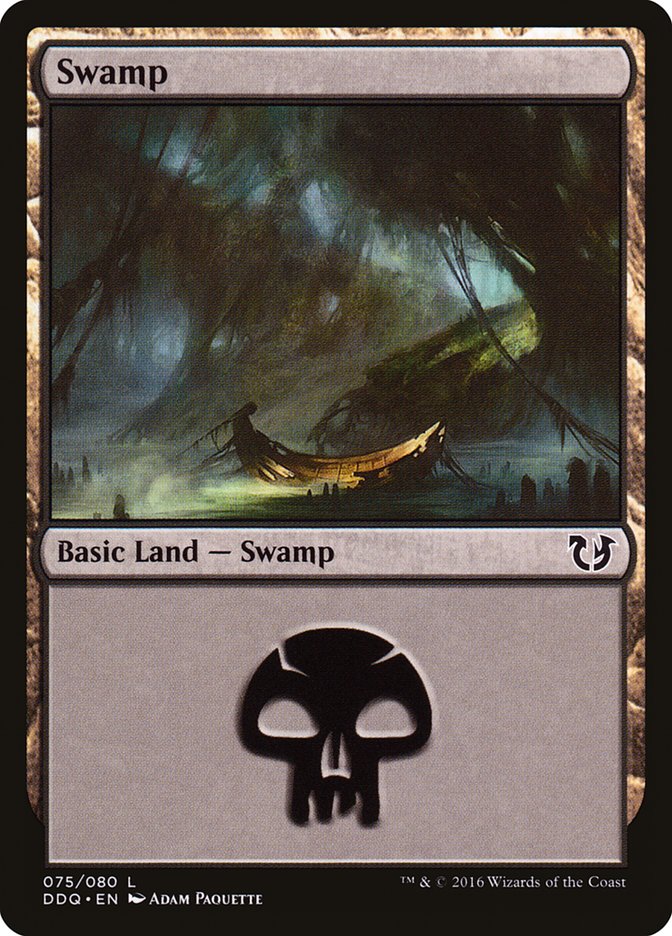 Swamp (75) [Duel Decks: Blessed vs. Cursed] | Impulse Games and Hobbies