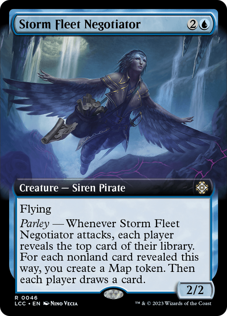 Storm Fleet Negotiator (Extended Art) [The Lost Caverns of Ixalan Commander] | Impulse Games and Hobbies