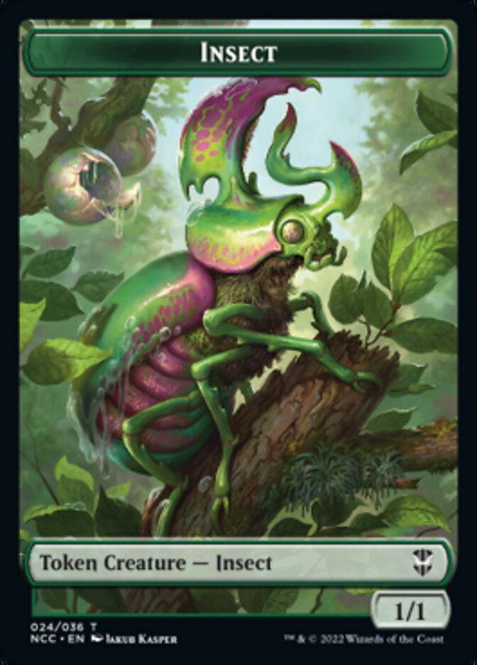 Ogre // Insect Double-sided Token [Streets of New Capenna Commander Tokens] | Impulse Games and Hobbies