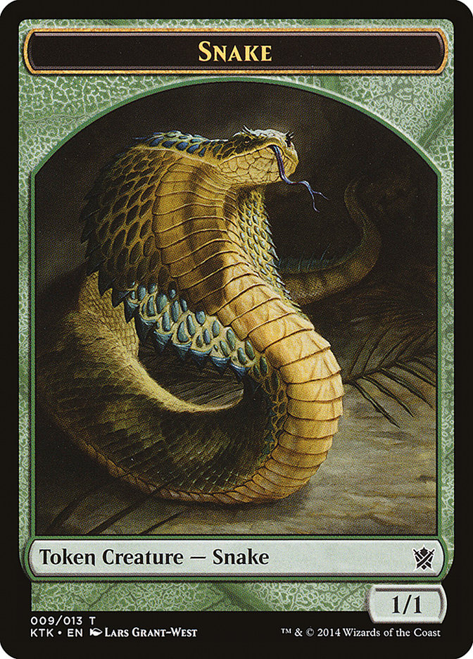 Snake [Khans of Tarkir Tokens] | Impulse Games and Hobbies