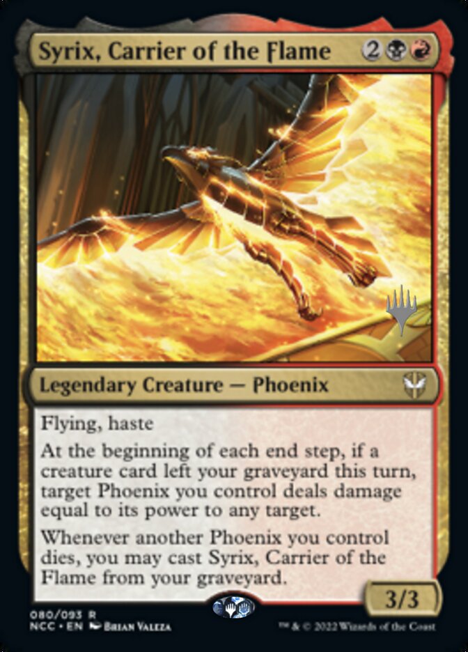 Syrix, Carrier of the Flame (Promo Pack) [Streets of New Capenna Commander Promos] | Impulse Games and Hobbies