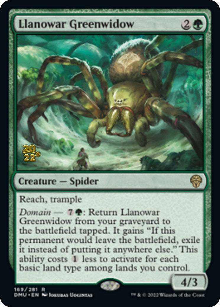 Llanowar Greenwidow [Dominaria United Prerelease Promos] | Impulse Games and Hobbies