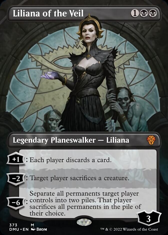 Liliana of the Veil (Borderless) [Dominaria United] | Impulse Games and Hobbies